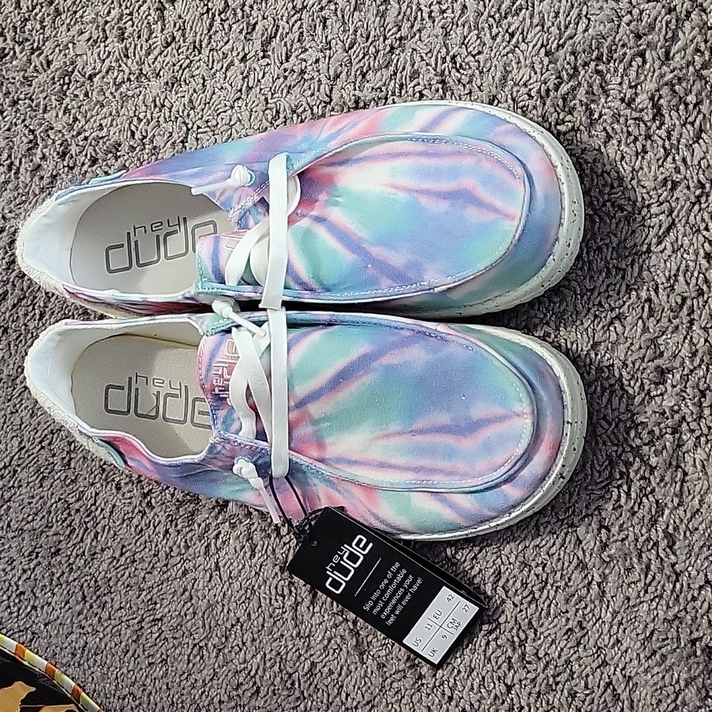 Hey Dude Women's tie dye shoes